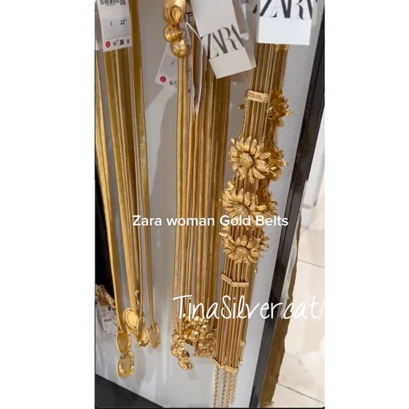 Zara Daisy Chain Belt NWT main image 7